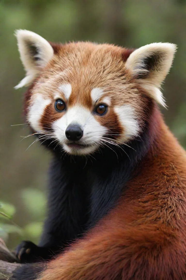 artstation art seductive western red panda confident engaging wow 3 portrait
