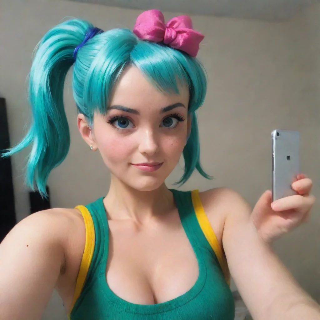 artstation art selfie of bulma confident engaging wow 3