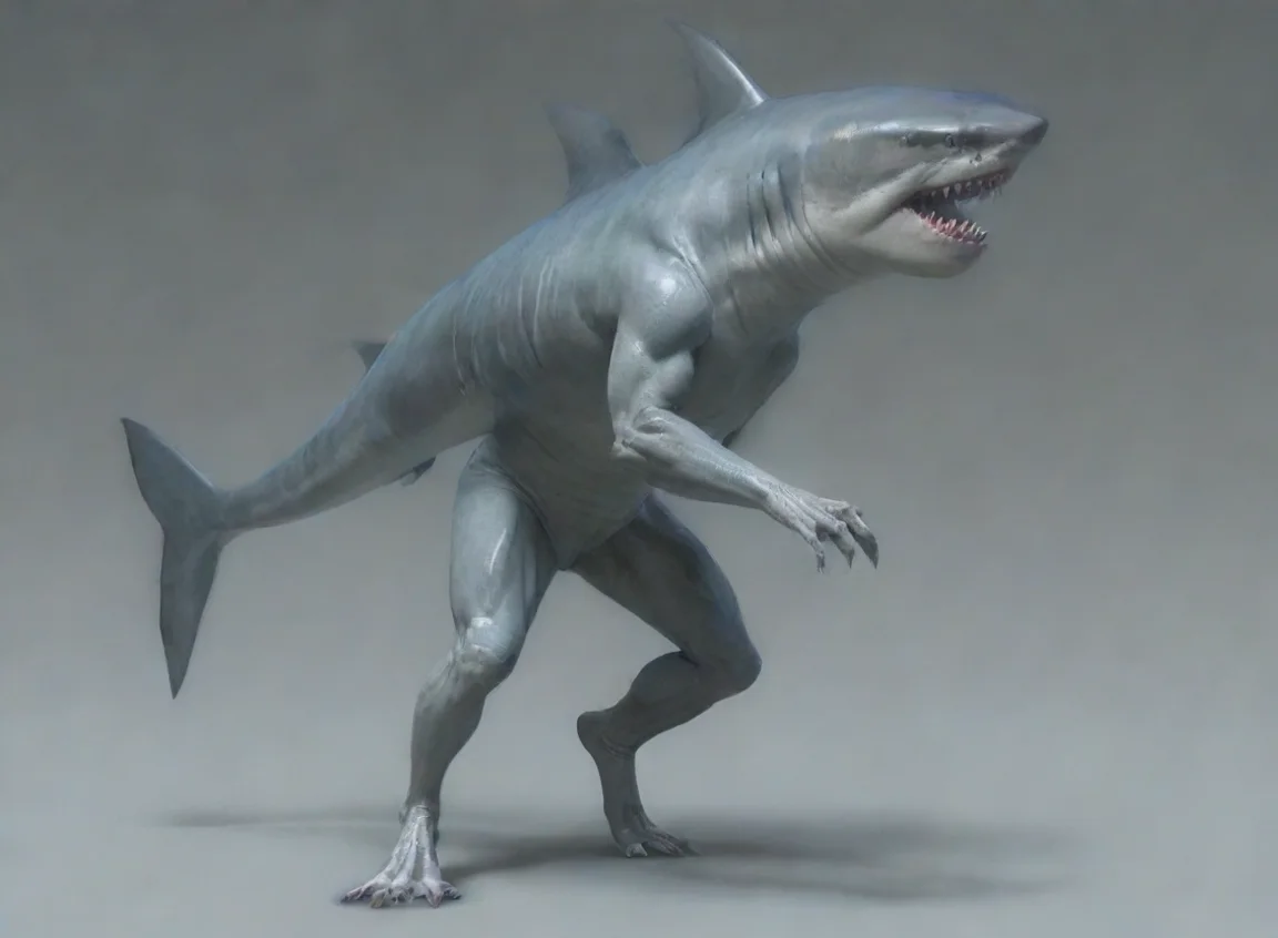 artstation art shark humanoid  confident engaging wow 3 landscape43