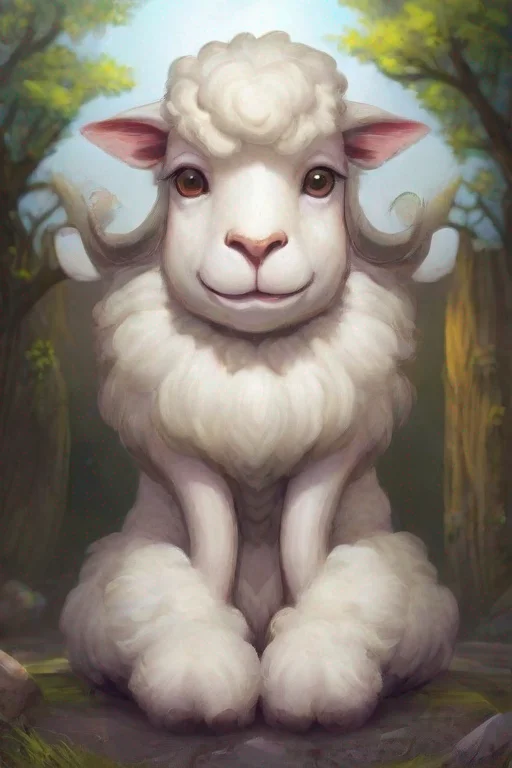 artstation art sheep confident engaging wow 3