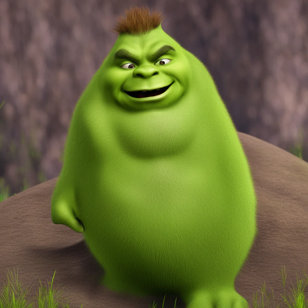 artstation art shrek  confident engaging wow 3
