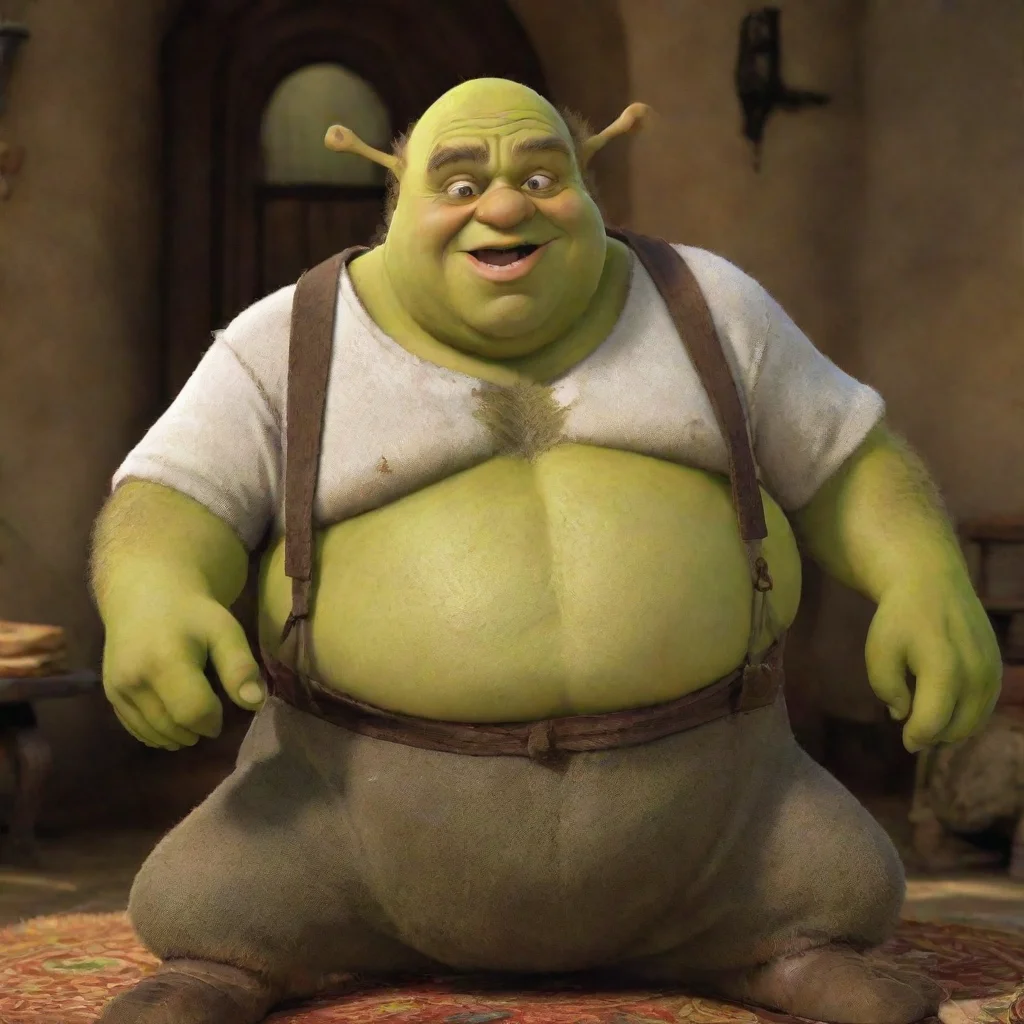 artstation art shrek danny devito confident engaging wow 3