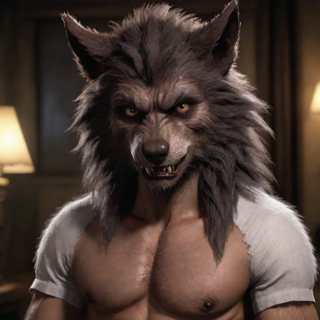 aiartstation art shy cute seductive werewolf first person confident engaging wow 3
