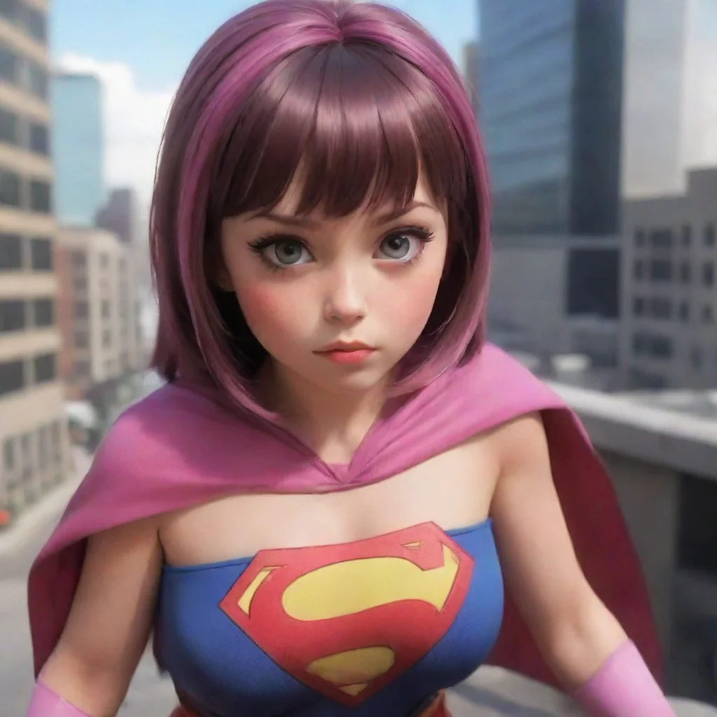 aiartstation art shy cute superhero girl bangs first person confident engaging wow 3