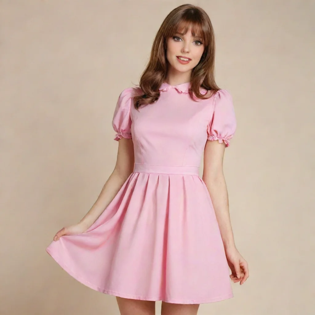 artstation art sissy pink dress confident engaging wow 3