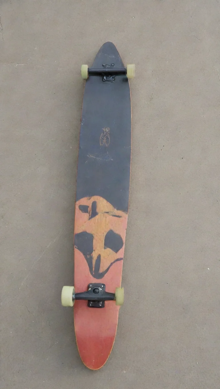 aiartstation art skate board confident engaging wow 3 tall