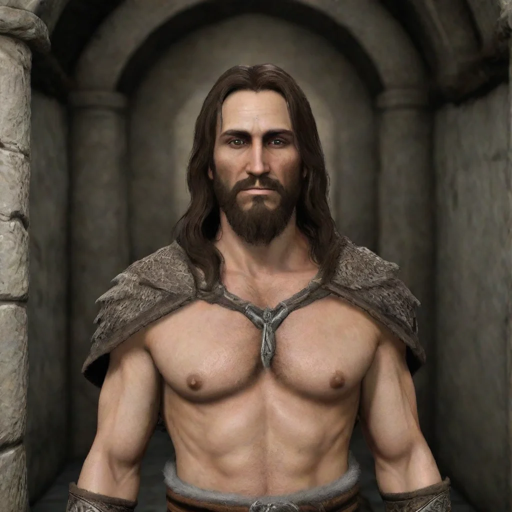 artstation art skyrim balgruuf as jesus  confident engaging wow 3