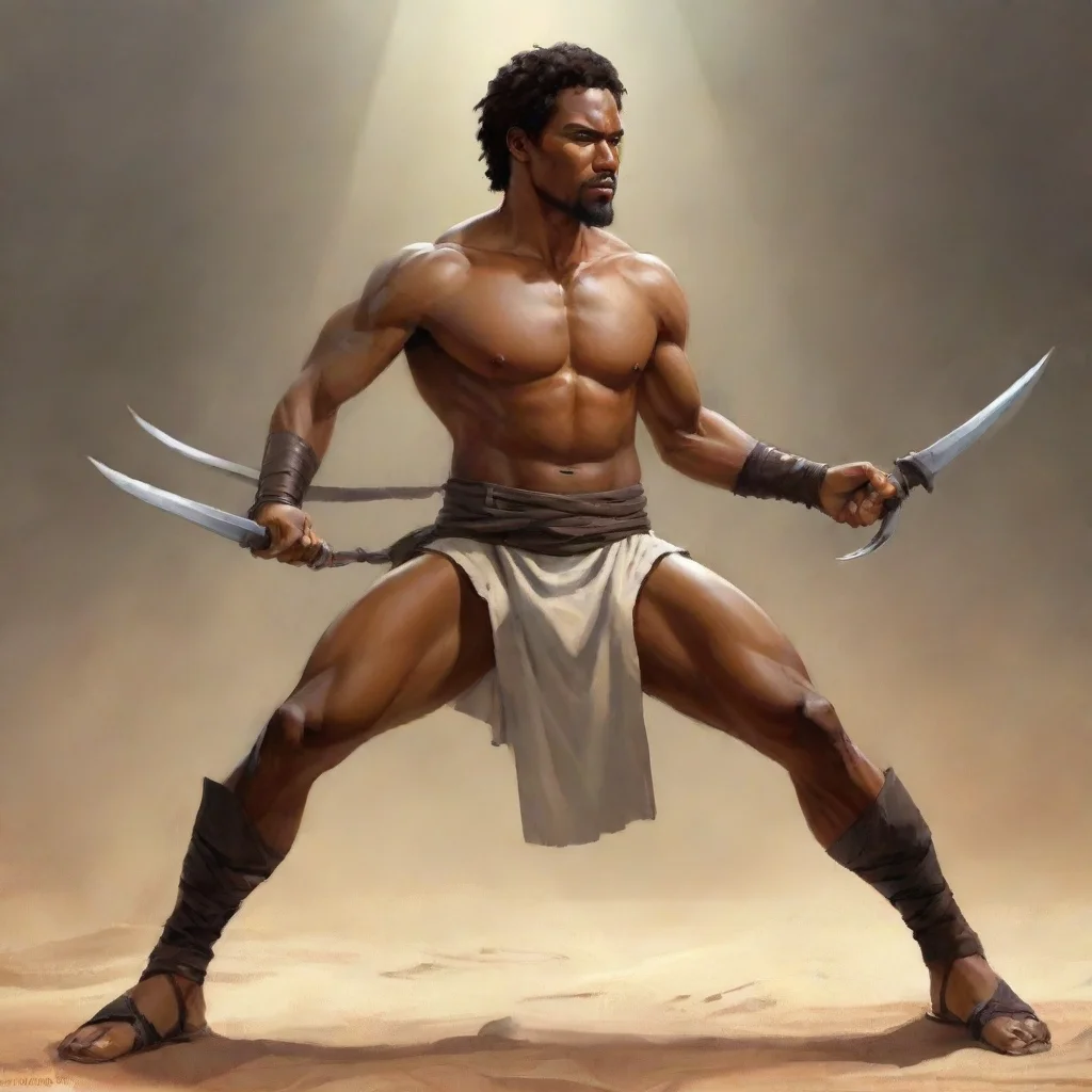artstation art slave fighter  confident engaging wow 3