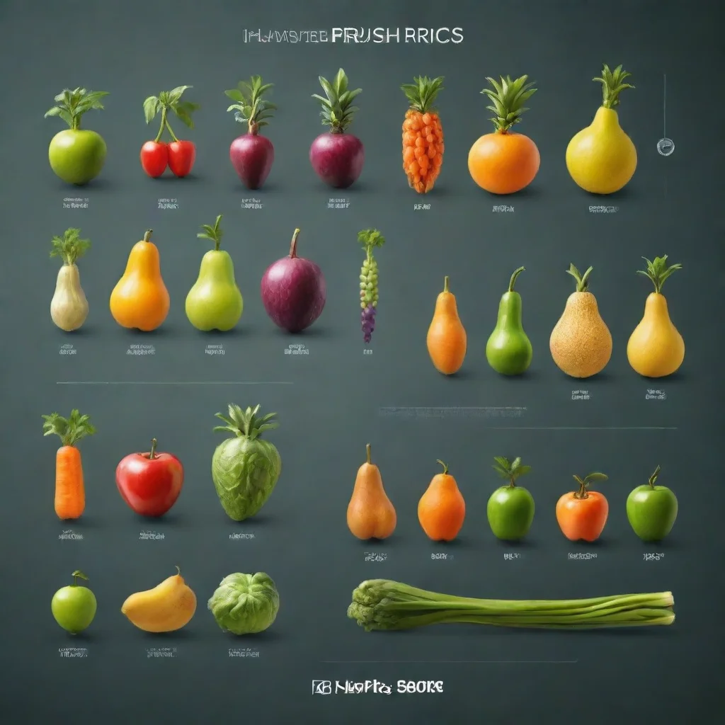 aiartstation art sleek modern isotype fruits and vegetable technology supply chain confident engaging wow 3