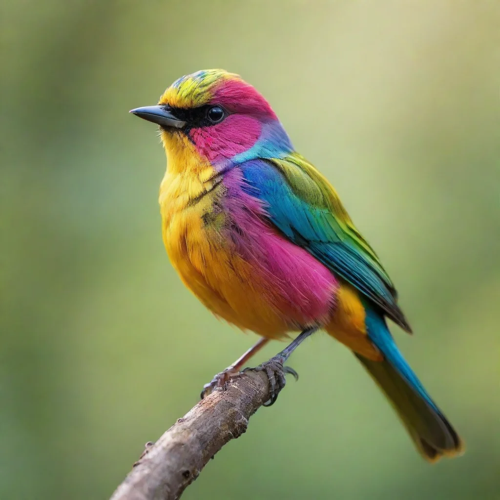 artstation art small bird exotic colours beautifual detailed bright hd masterpiece confident engaging wow 3