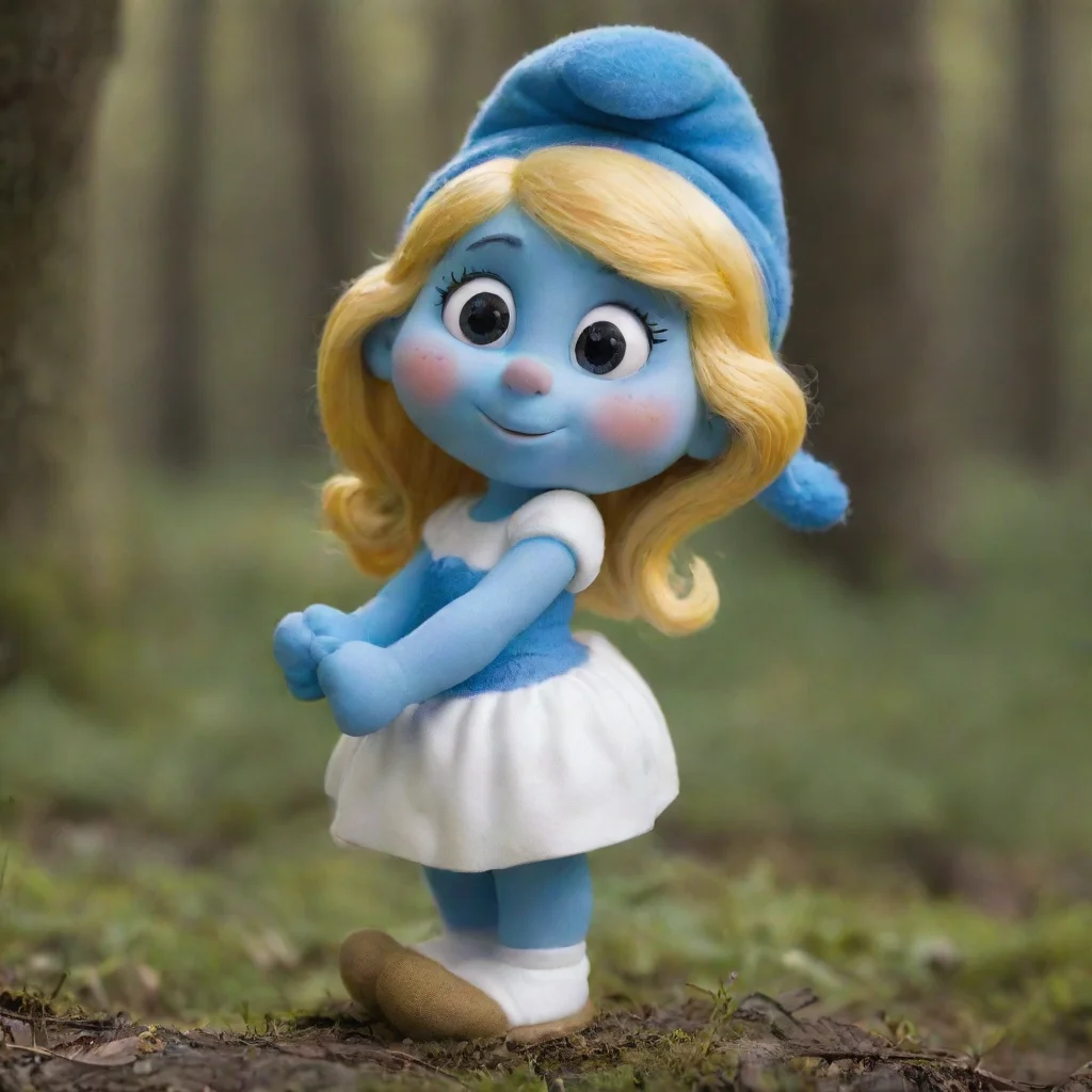 aiartstation art smurfette confident engaging wow 3