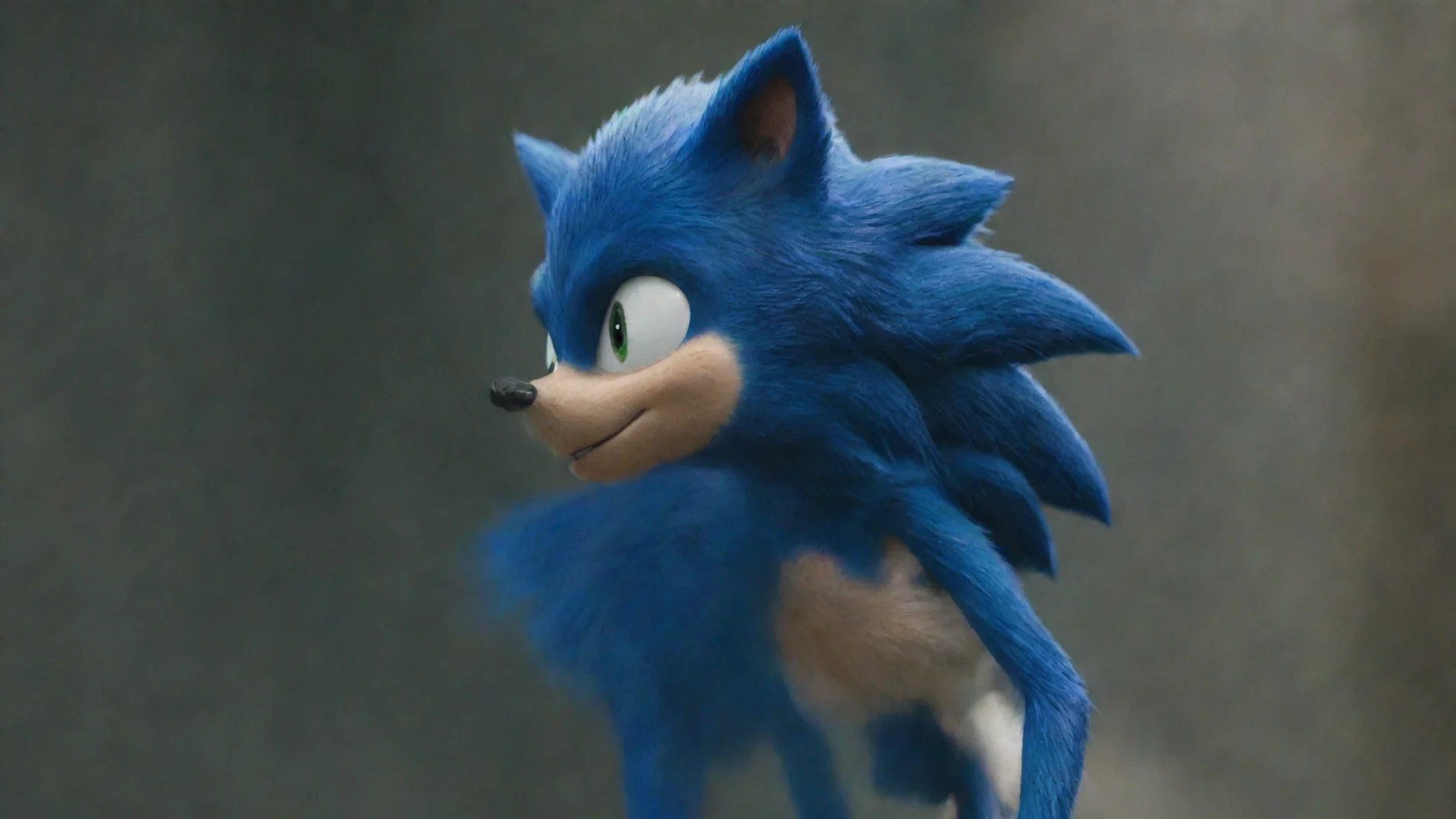 artstation art sonic the hedgehog  confident engaging wow 3 wide