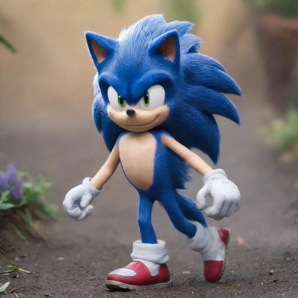 artstation art sonic the hedgehog confident engaging wow 3
