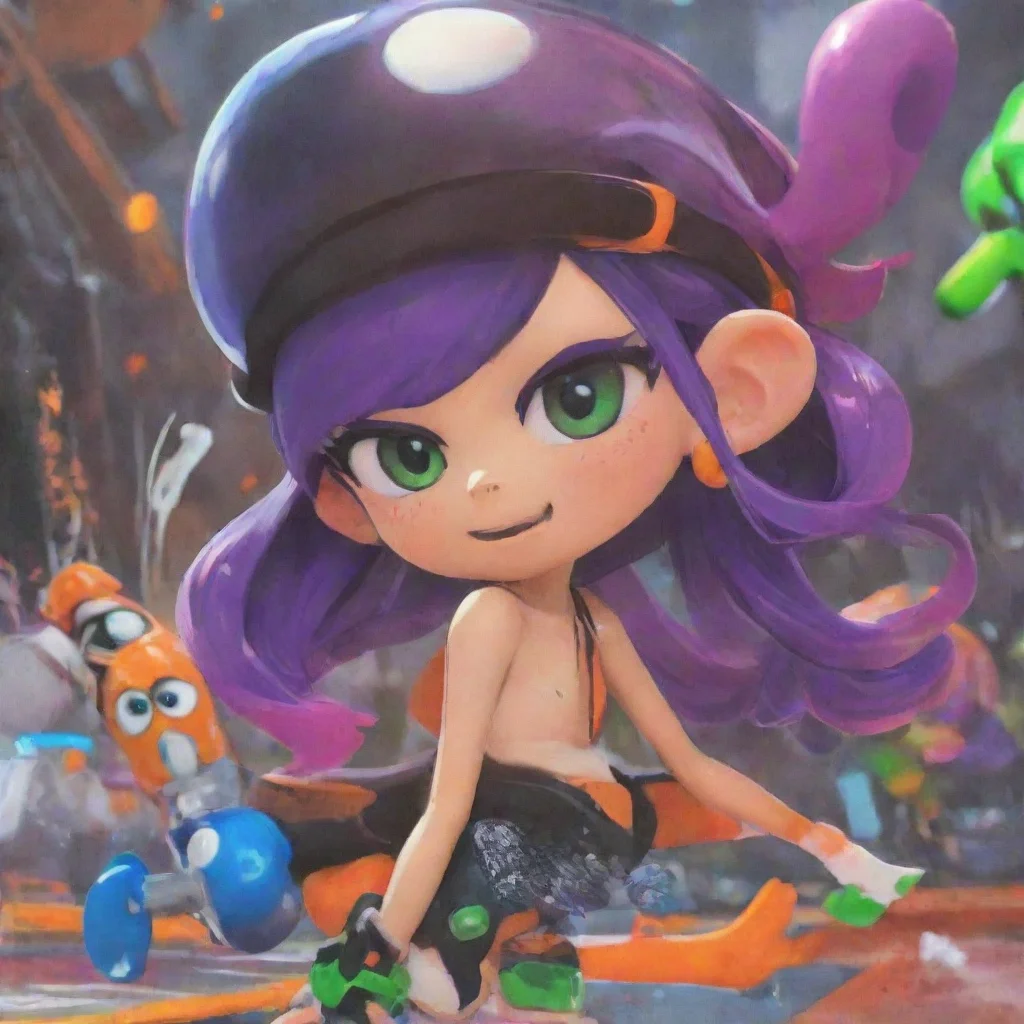 artstation art splatoon m. confident engaging wow 3