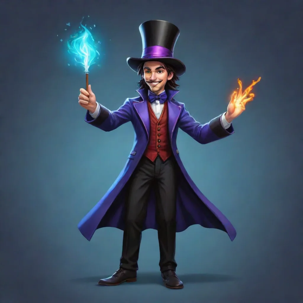 artstation art sprite of a magician confident engaging wow 3