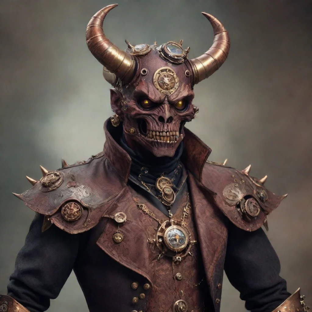 aiartstation art steampunk demon majestic confident engaging wow 3