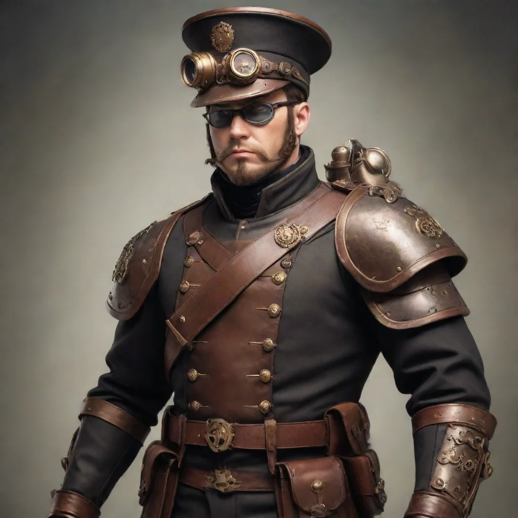 artstation art steampunk soldier confident engaging wow 3