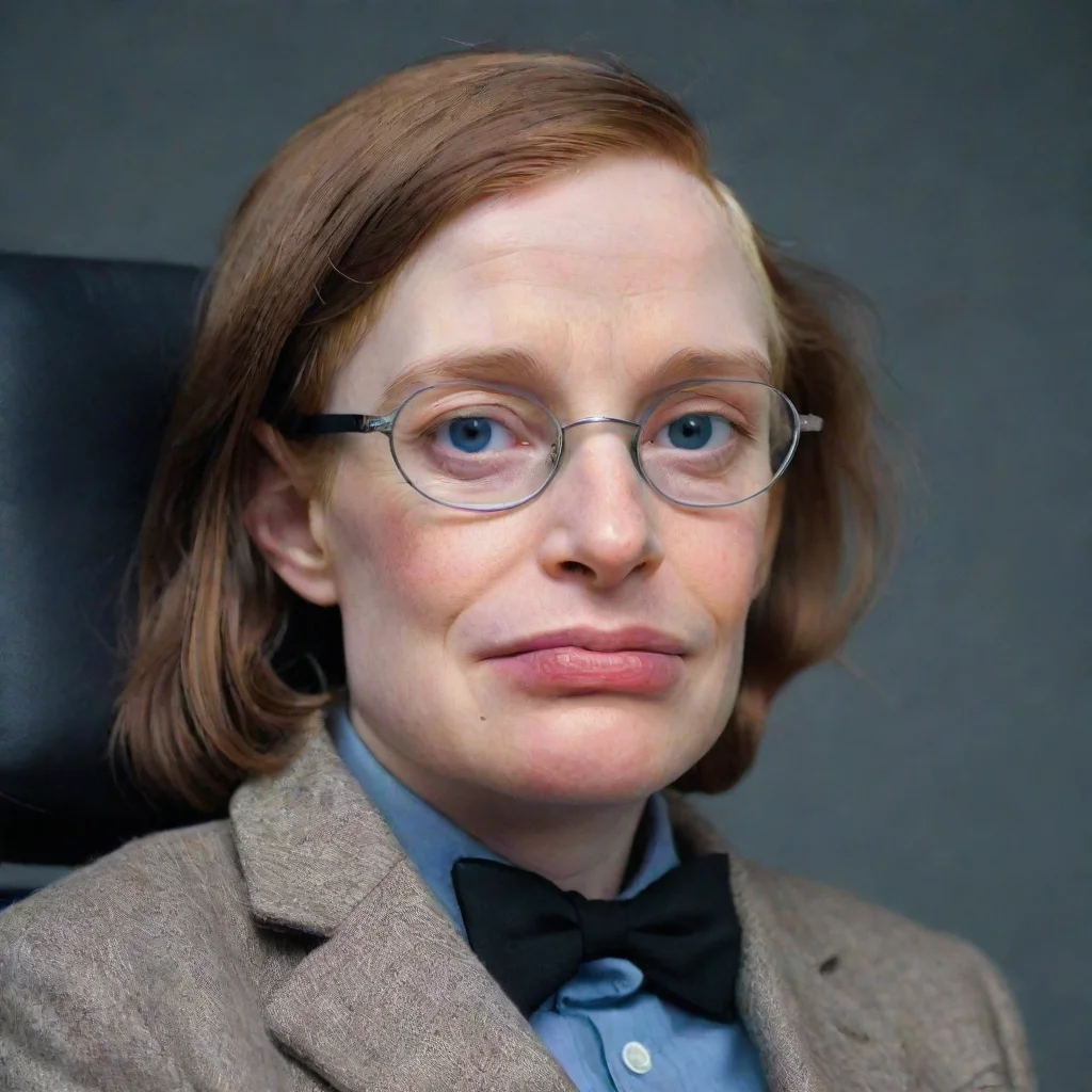 aiartstation art stephen hawking if he was a girl confident engaging wow 3