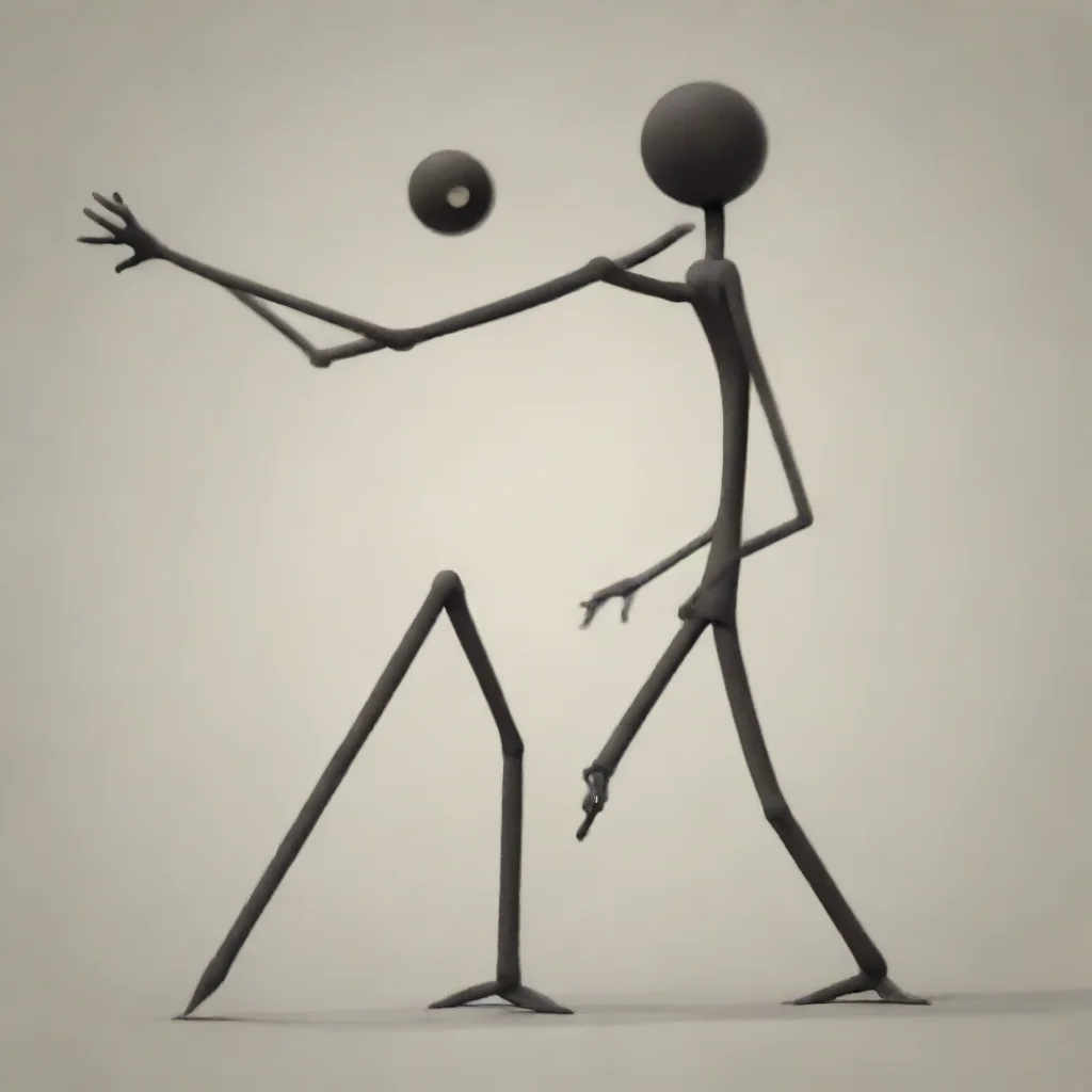 aiartstation art stickman confident engaging wow 3