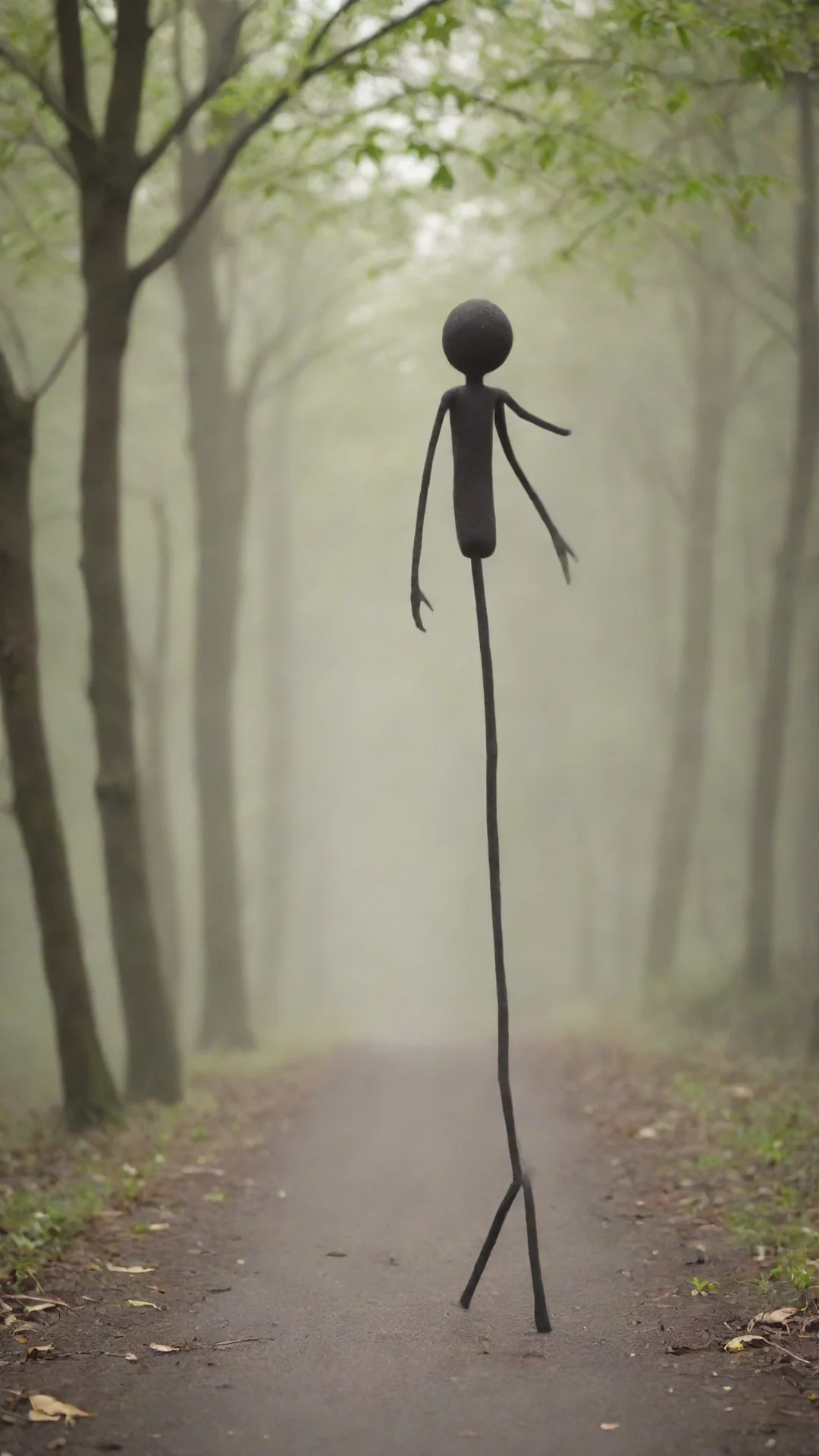 artstation art stickman walking confident engaging wow 3 tall