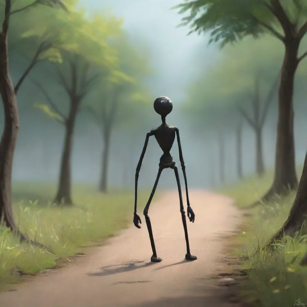 artstation art stickman walking on the way confident engaging wow 3