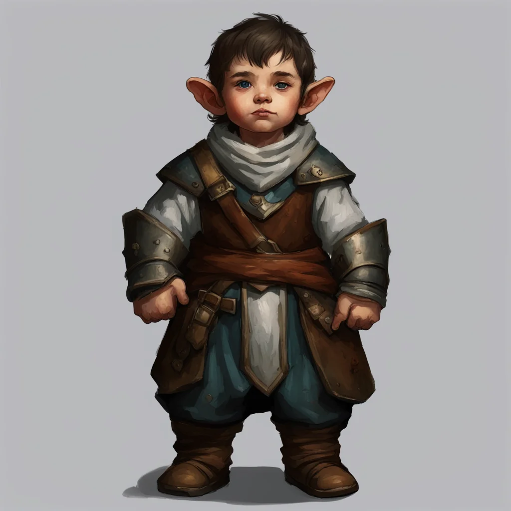 artstation art stout halfling cleric confident engaging wow 3