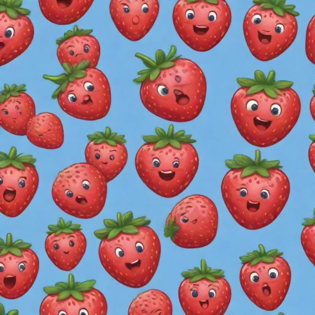 aiartstation art strawberry emotes confident engaging wow 3