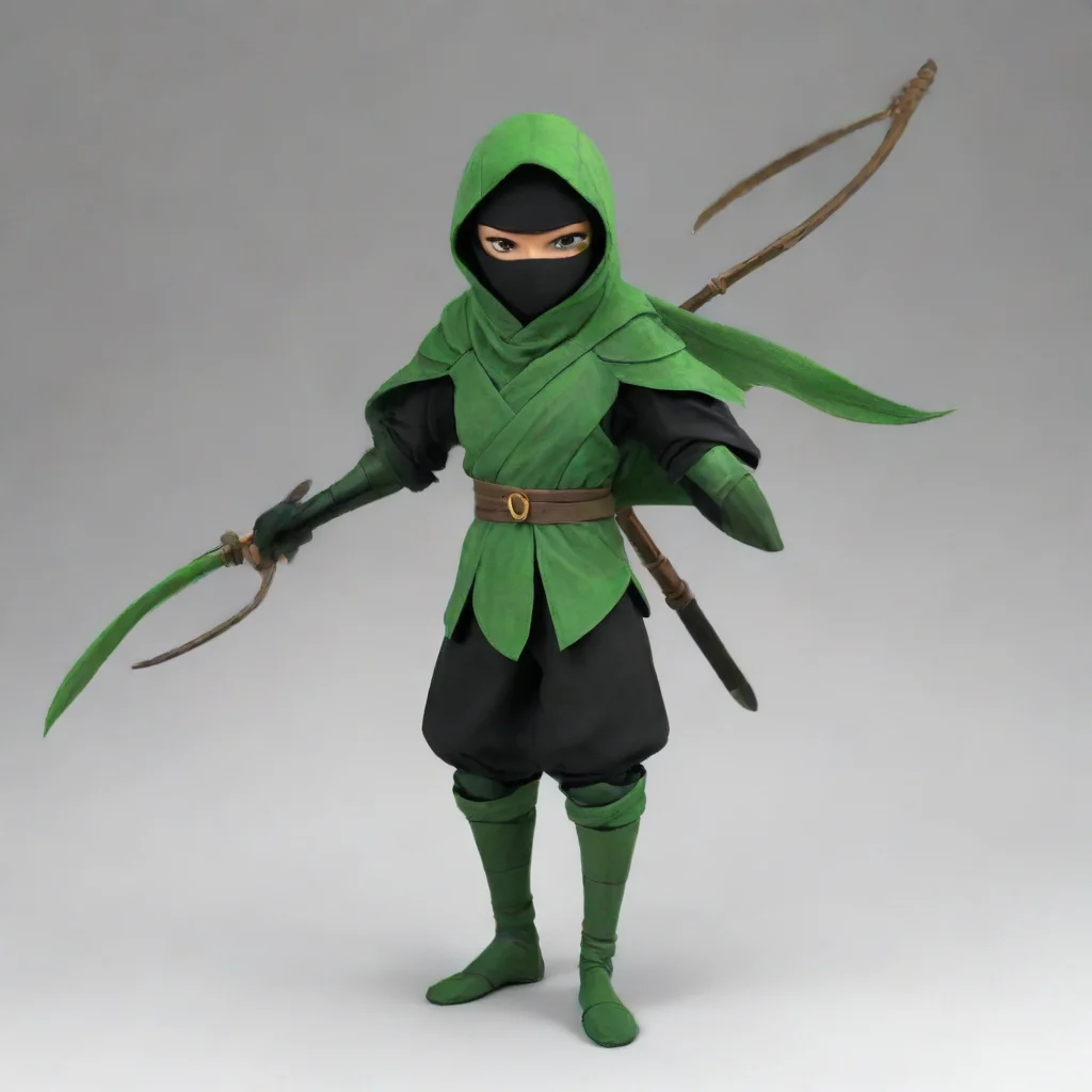 artstation art suletta mercuary leaf ninja confident engaging wow 3
