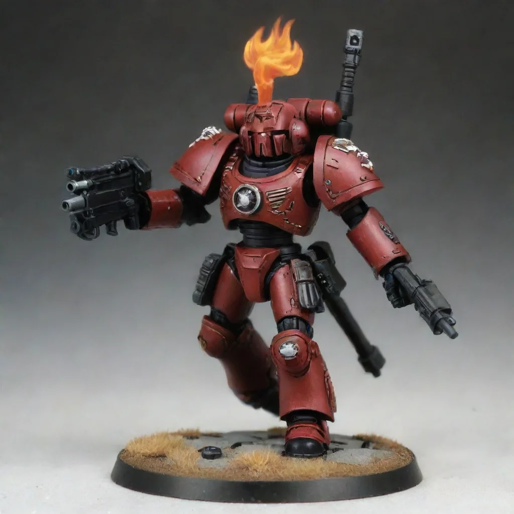 aiartstation art tau fire warrior warhammer grimdark 40k confident engaging wow 3