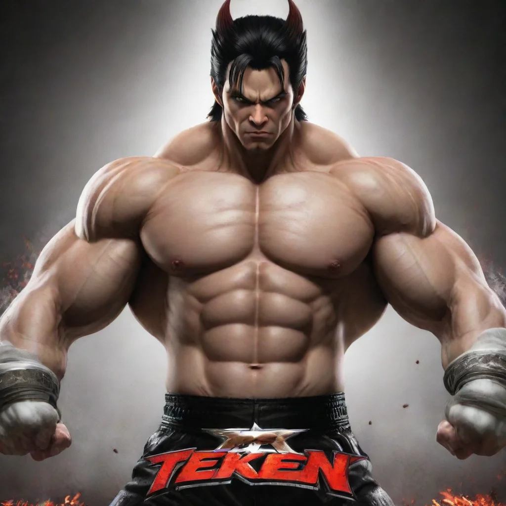 artstation art tekken king confident engaging wow 3