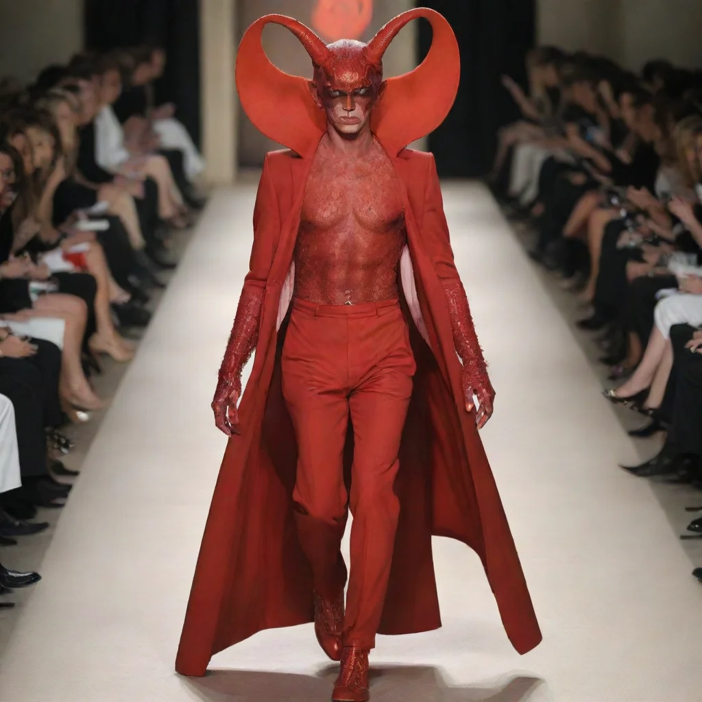 aiartstation art the devil on the fashion runway confident engaging wow 3