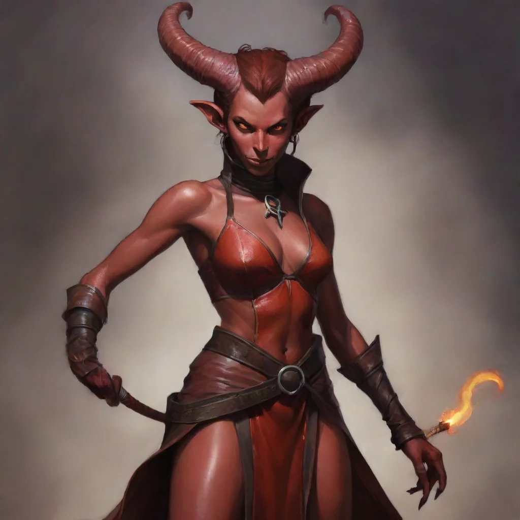 artstation art tiefling confident engaging wow 3