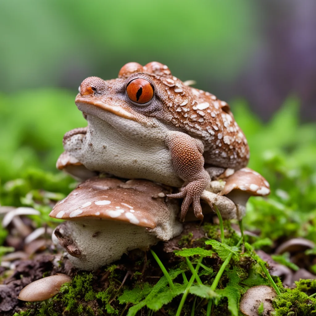 artstation art toad asleep on mushroom top confident engaging wow 3