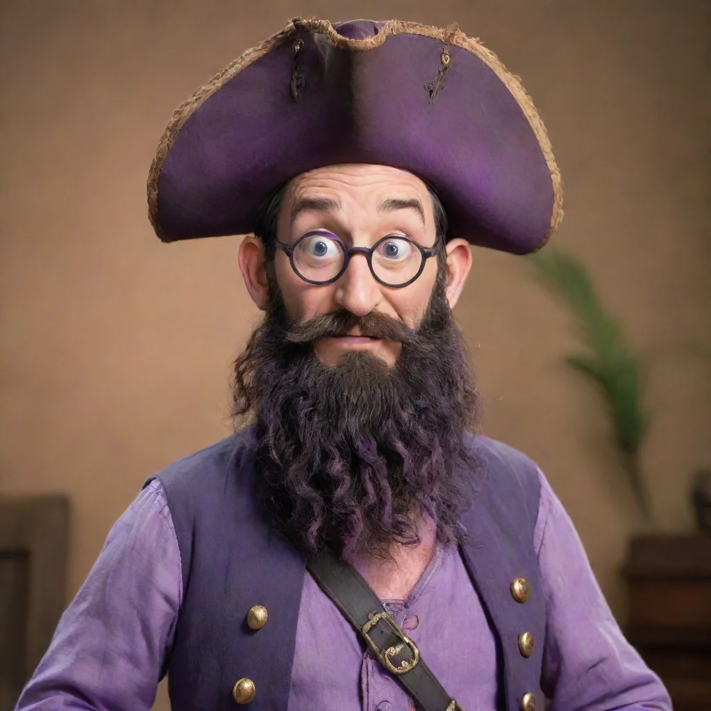 aiartstation art tom kenny as patchy the pirate with a long black beard confident engaging wow 3