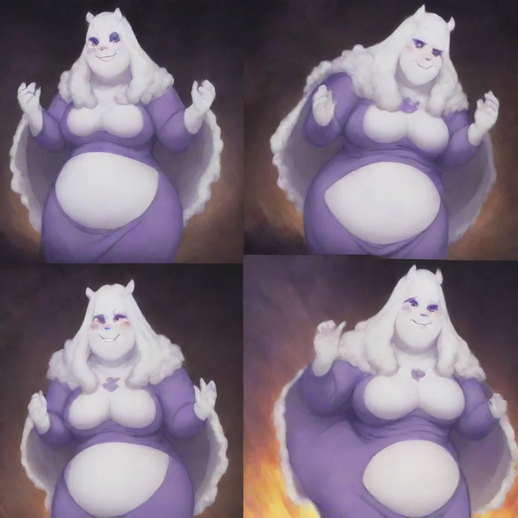 artstation art toriel transformation  confident engaging wow 3