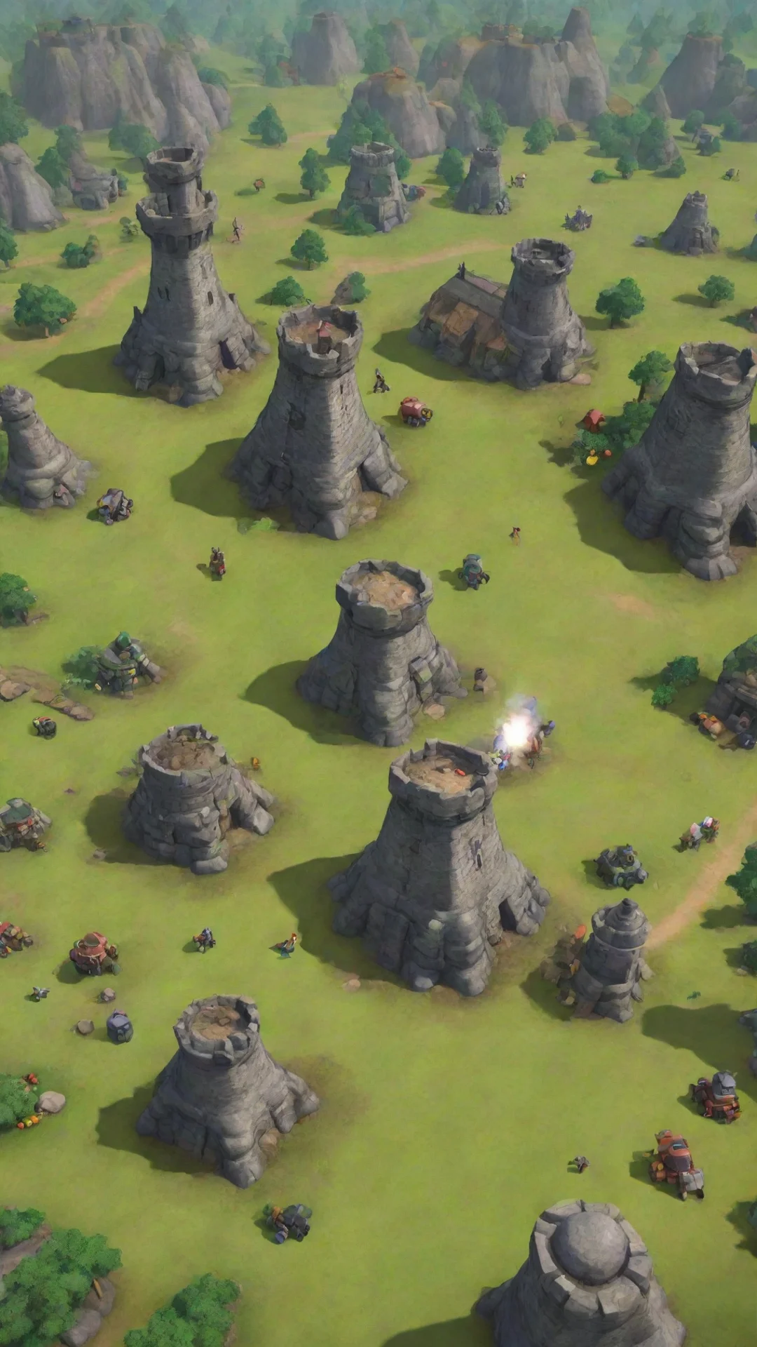 aiartstation art tower defense simulator  confident engaging wow 3 tall