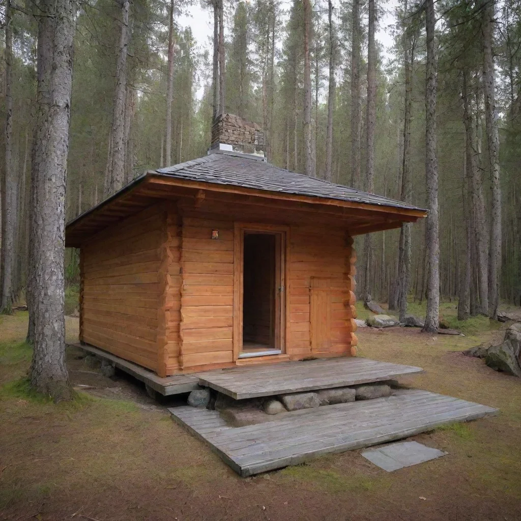 artstation art traditional finnish sauna from outside confident engaging wow 3