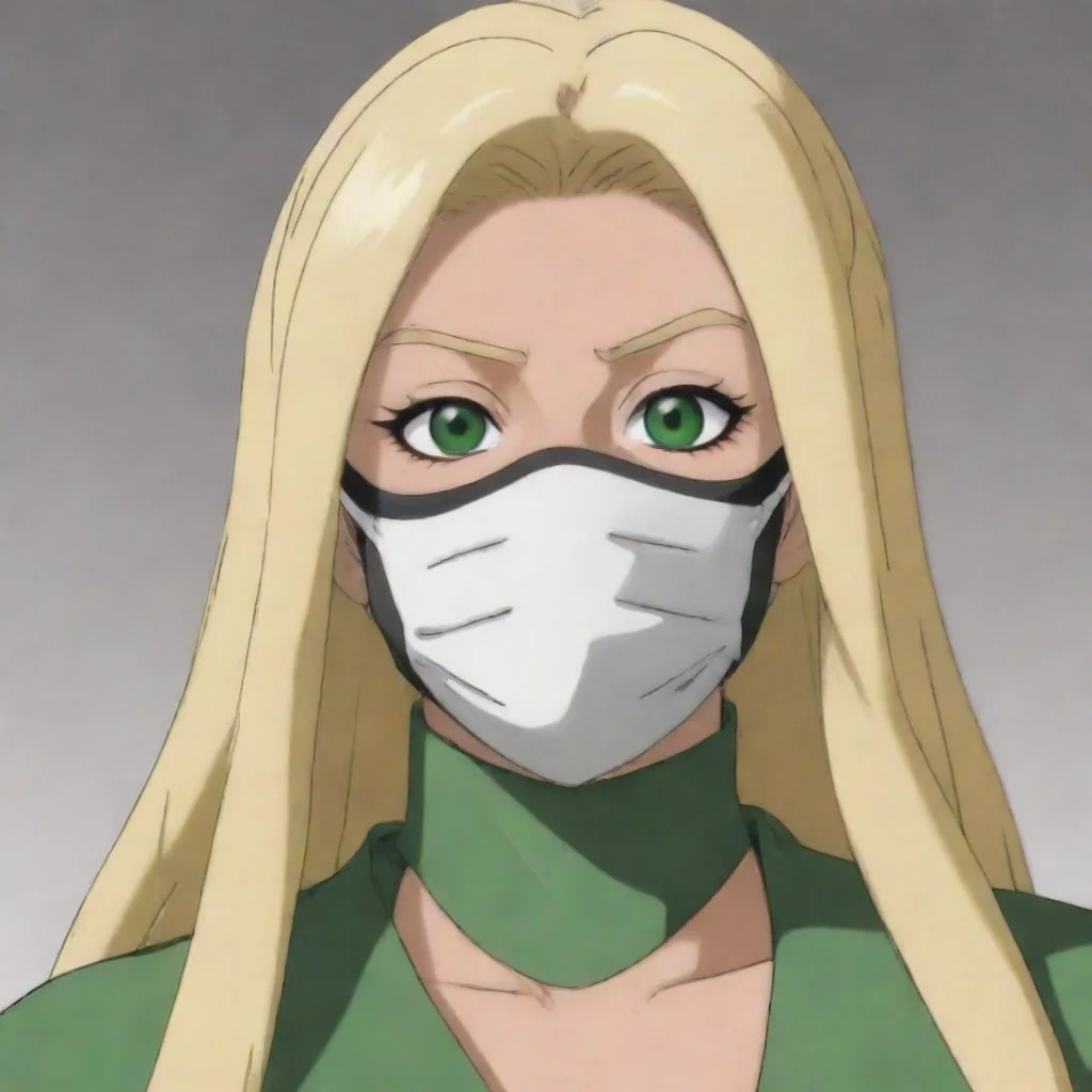 aiartstation art tsunade wearing a face mask confident engaging wow 3