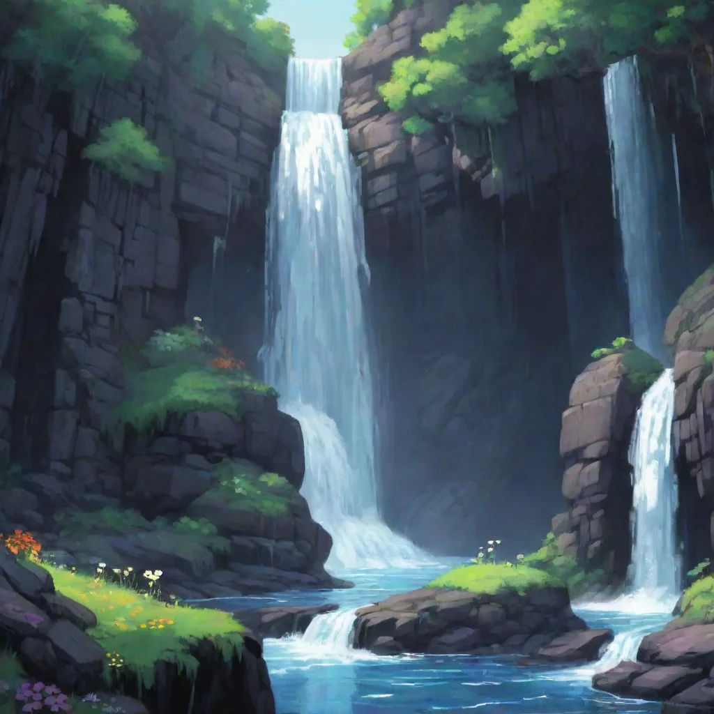 artstation art undertale waterfall confident engaging wow 3