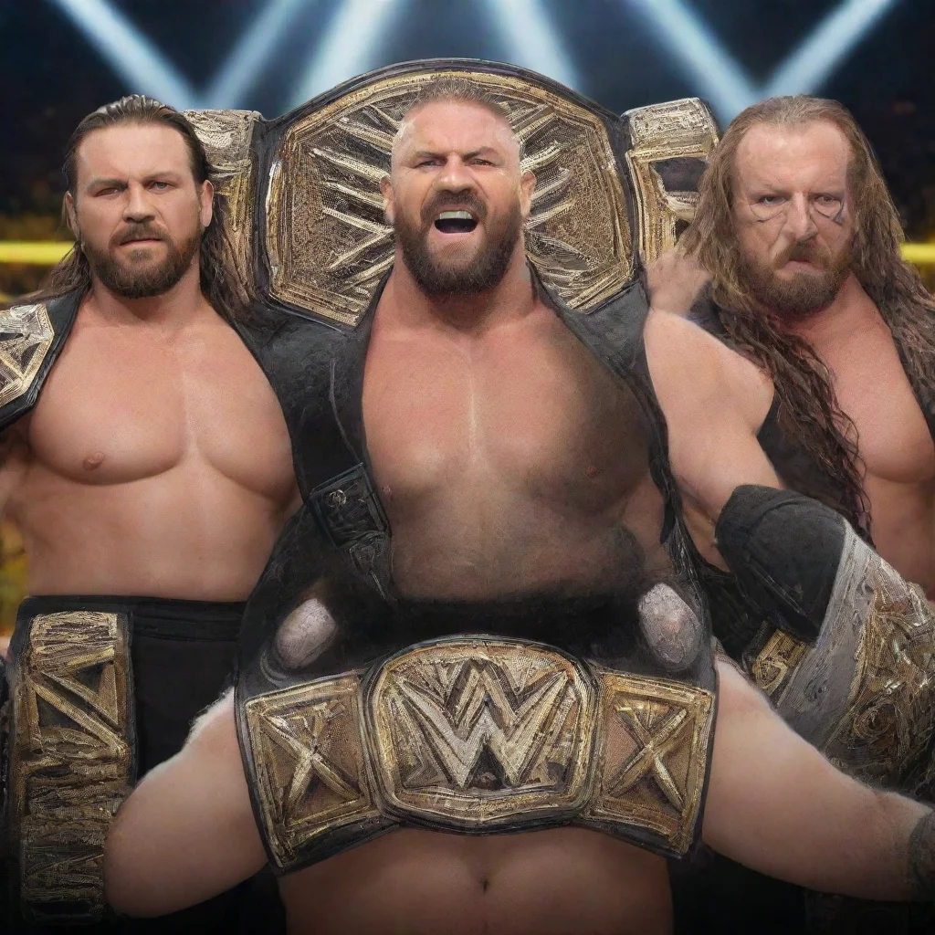 aiartstation art undisputed wwe universal championship  confident engaging wow 3