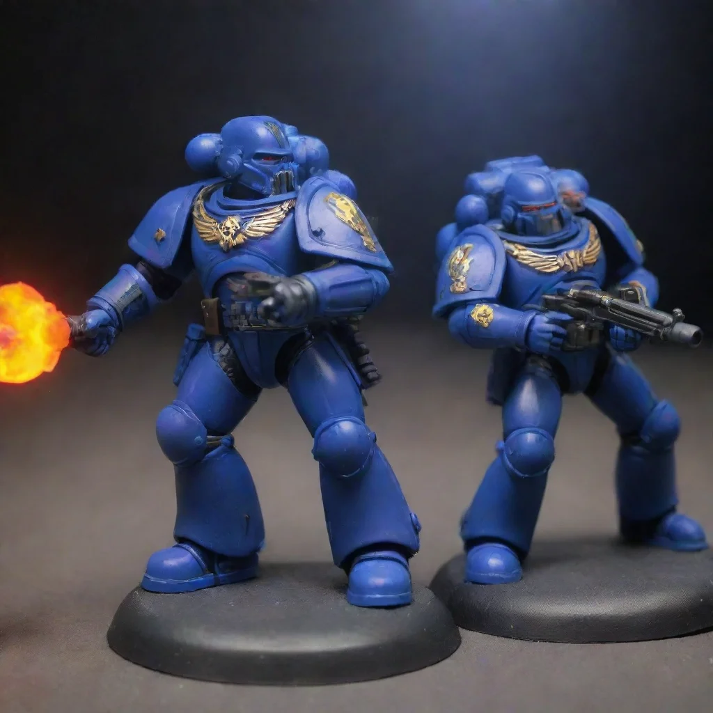 artstation art uv light space marines confident engaging wow 3