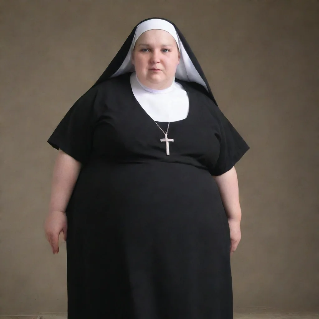 aiartstation art very very very very very obese nun confident engaging wow 3