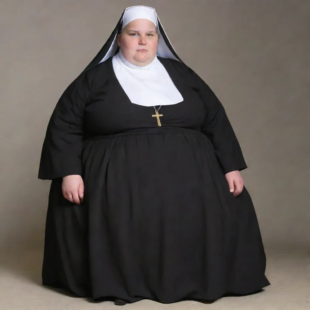 artstation art very very very very very very very very obese nun confident engaging wow 3