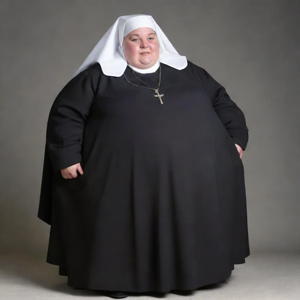 artstation art very very very very very very very very very very very obese nun confident engaging wow 3