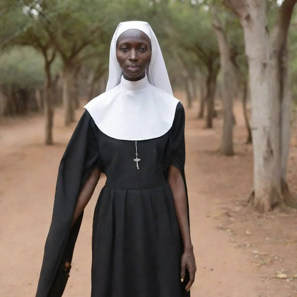 artstation art very very very very very very very very very very very very very very very very very very very very very skinny african nun confident engaging wow 3