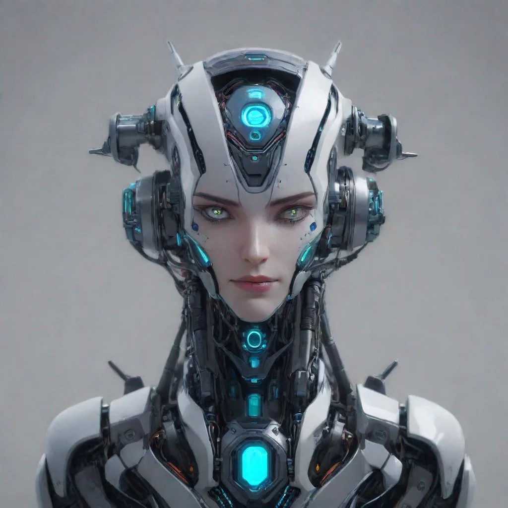artstation art villian ai robot detailed confident engaging wow 3
