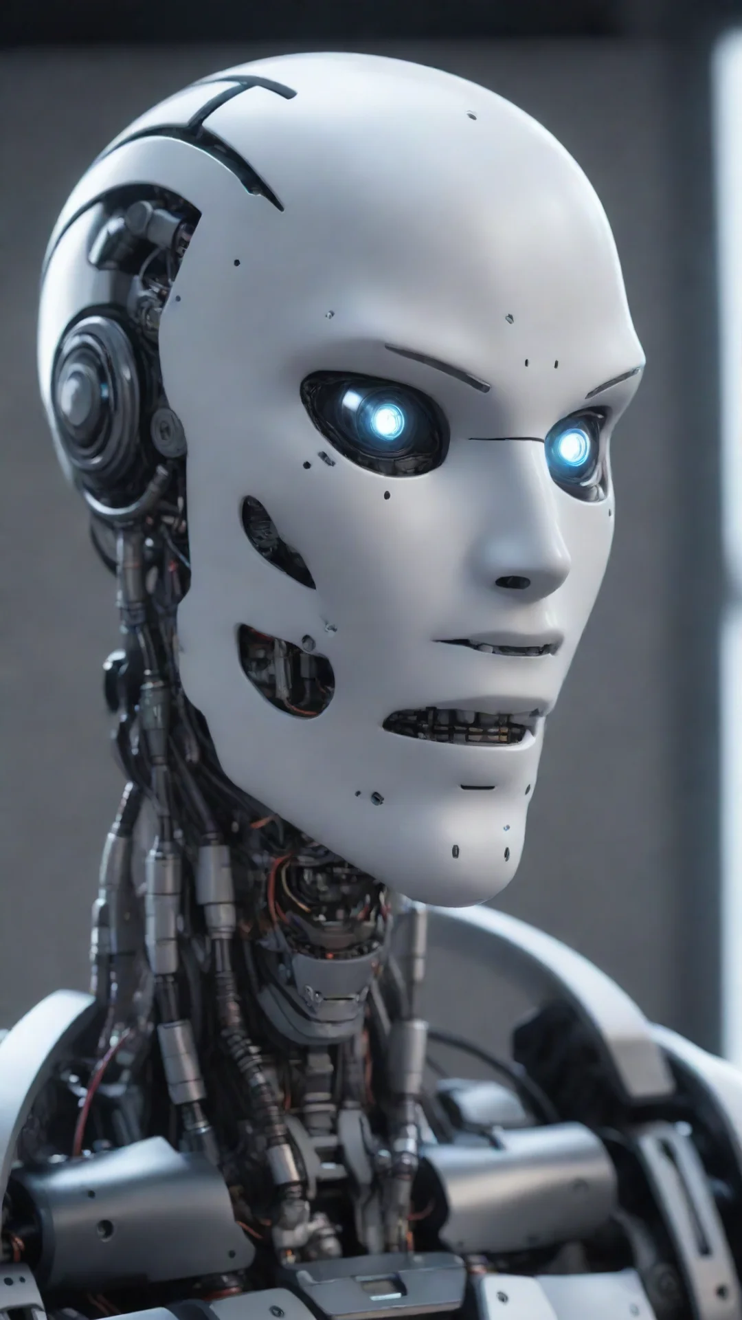 artstation art villian ai robot realistic confident engaging wow 3 hdtall