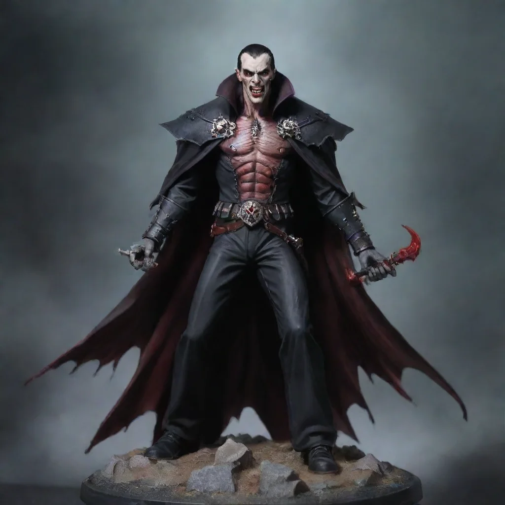artstation art warhammer vampire man  confident engaging wow 3