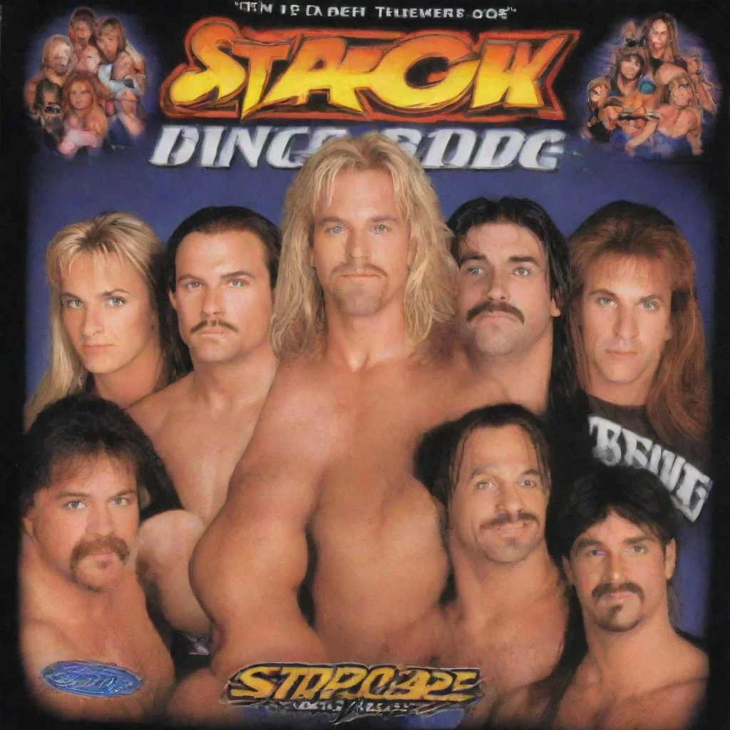 aiartstation art wcw starcade 1997 poster confident engaging wow 3