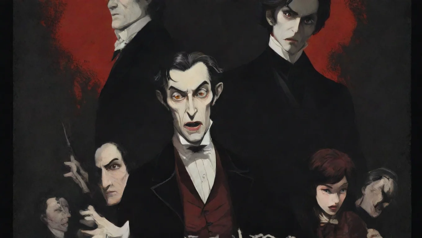 aiartstation art wellington vampire   cartoon movie film poster hd anime ghibli dark 1800s horror film poster wide  confident engaging wow 3 widescreen